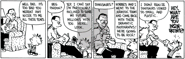 Calvin and Hobbes - Friday July 3, 2020 Comic Strip