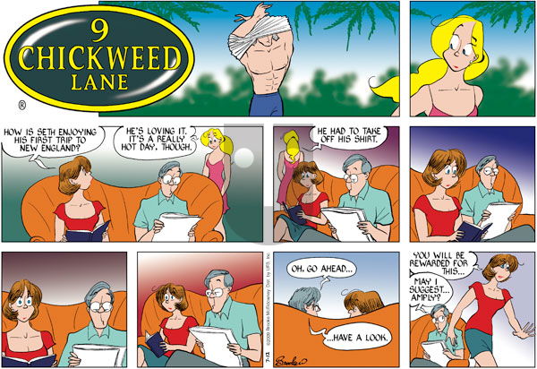 9 Chickweed Lane on Sunday July 12, 2009 Comic Strip
