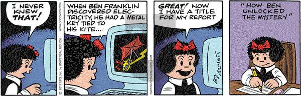 Nancy on Friday March 30, 2012 Comic Strip