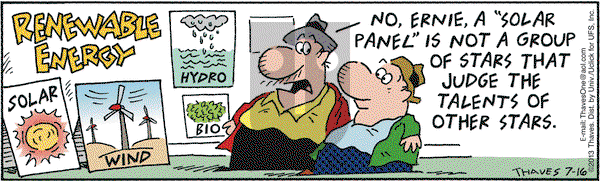 Frank and Ernest on Tuesday July 16, 2013 Comic Strip
