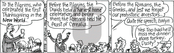 The Elderberries on Thursday November 23, 2006 Comic Strip