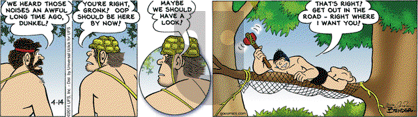 Alley Oop on Monday April 14, 2014 Comic Strip