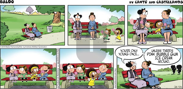 Baldo on Sunday November 3, 2019 Comic Strip