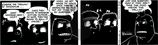 Alley Oop on Tuesday May 21, 2002 Comic Strip