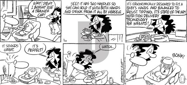 Baby Blues on Sunday March 24, 1991 Comic Strip