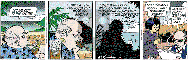 Doonesbury on Saturday February 16, 2002 Comic Strip