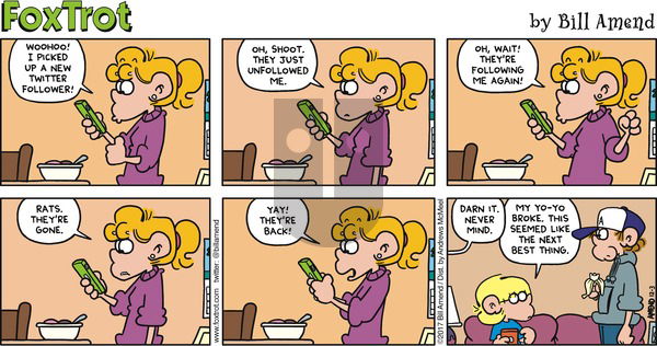 FoxTrot on Sunday December 3, 2017 Comic Strip