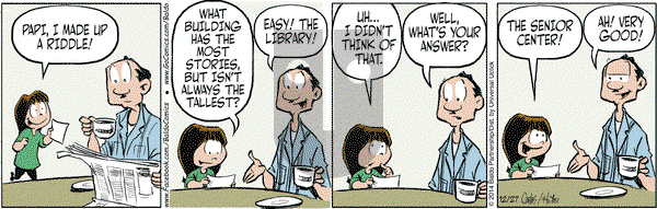 Baldo on Saturday December 27, 2014 Comic Strip
