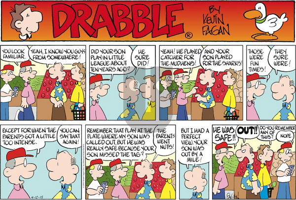 Drabble on Sunday April 12, 2015 Comic Strip