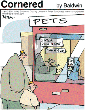 Cornered on Friday November 9, 2001 Comic Strip