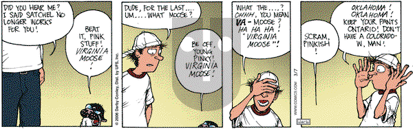 Get Fuzzy on Tuesday March 7, 2006 Comic Strip