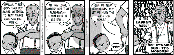 The Boondocks on Monday December 23, 2013 Comic Strip