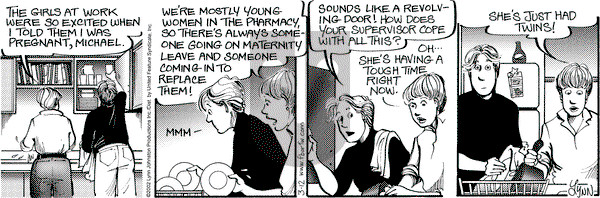 For Better or For Worse on Tuesday March 12, 2002 Comic Strip