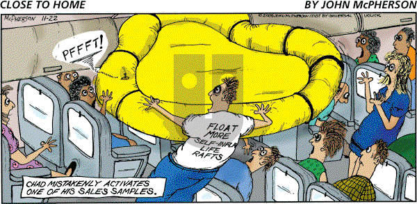 Close to Home on Sunday November 22, 2009 Comic Strip