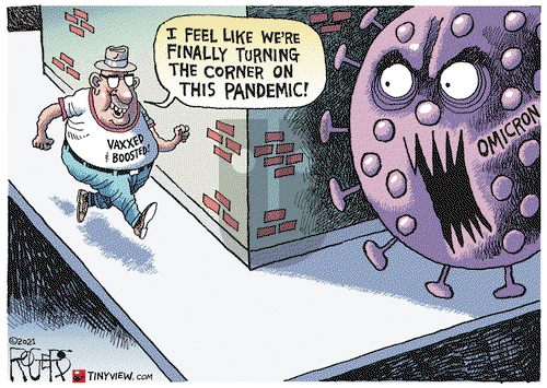 Rob Rogers on Wednesday December 8, 2021 Comic Strip