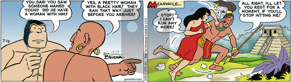 Alley Oop on Thursday July 19, 2012 Comic Strip