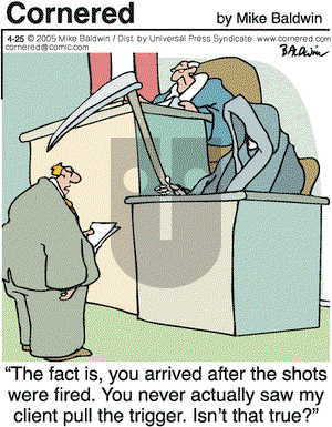 Cornered on Monday April 25, 2005 Comic Strip