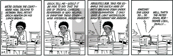 Doonesbury - Tuesday March 9, 1976 Comic Strip