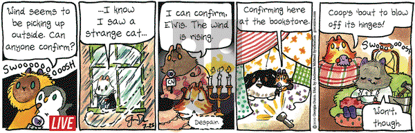 Breaking Cat News on Thursday July 25, 2019 Comic Strip