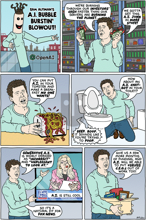 Brian McFadden on Monday August 12, 2024 Comic Strip