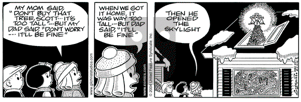 Nancy on Thursday December 23, 2004 Comic Strip