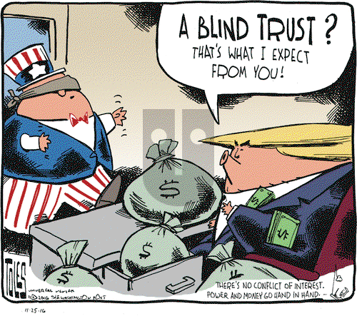 Tom Toles on Friday November 25, 2016 Comic Strip