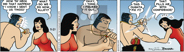 Alley Oop on Thursday May 21, 2015 Comic Strip