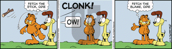 Garfield on Wednesday April 17, 2013 Comic Strip