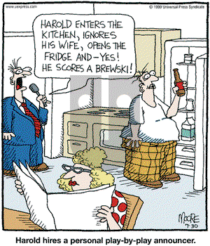 In the Bleachers on Saturday August 14, 1999 Comic Strip