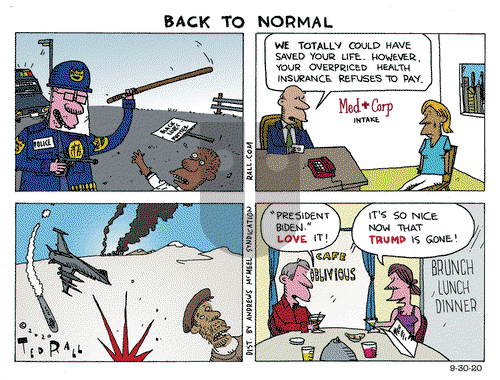 Ted Rall on Wednesday September 30, 2020 Comic Strip