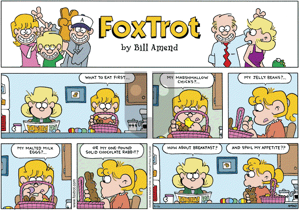 FoxTrot on Sunday April 16, 2006 Comic Strip