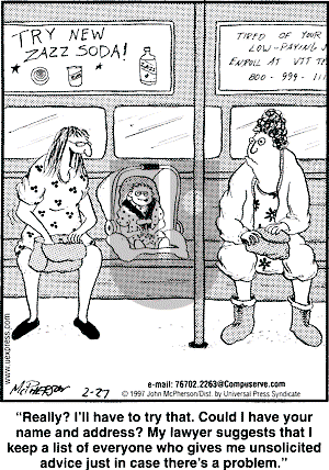 Close to Home - Thursday February 27, 1997 Comic Strip