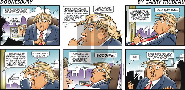Doonesbury on Sunday September 11, 2016 Comic Strip