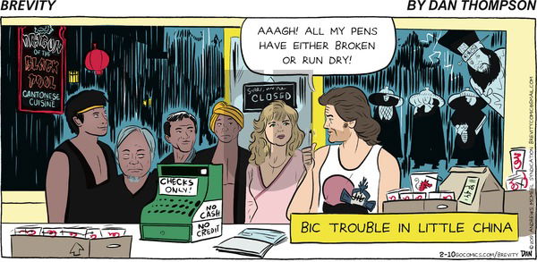 Brevity on Sunday February 10, 2019 Comic Strip