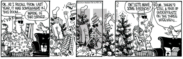 Monty - Tuesday December 21, 2004 Comic Strip