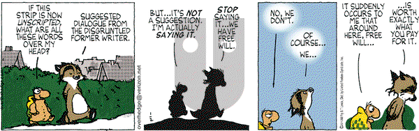 Over the Hedge on Saturday January 2, 2010 Comic Strip