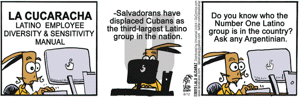 La Cucaracha on Monday August 12, 2013 Comic Strip
