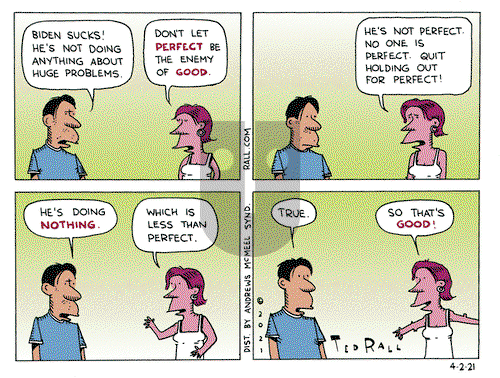 Ted Rall on Friday April 2, 2021 Comic Strip