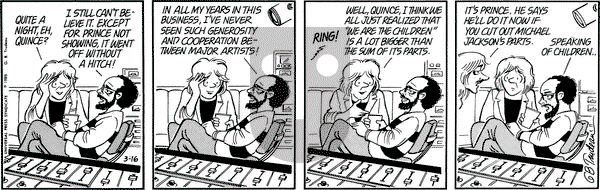 Doonesbury on Saturday March 16, 1985 Comic Strip