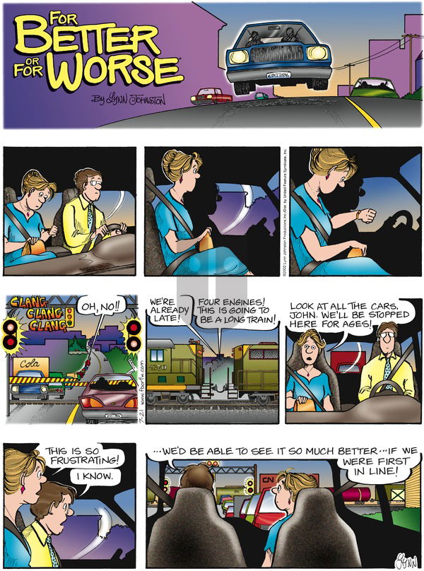 For Better or For Worse on Sunday July 21, 2002 Comic Strip