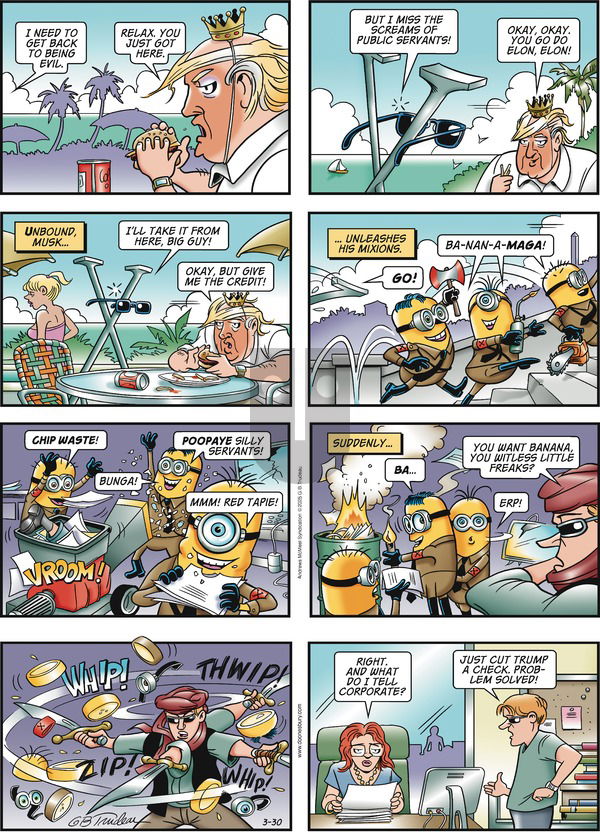 Doonesbury on Sunday March 30, 2025 Comic Strip