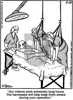 Close to Home on Monday April 18, 2005 Comic Strip