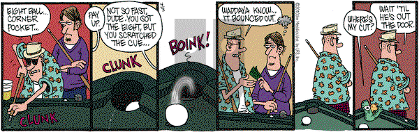 Monty on Saturday April 3, 2010 Comic Strip