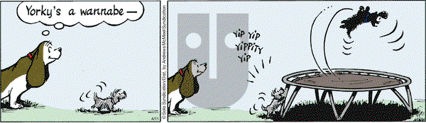 Fred Basset on Wednesday April 11, 2018 Comic Strip