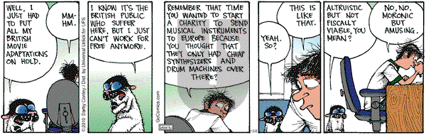 Get Fuzzy on Saturday December 8, 2012 Comic Strip
