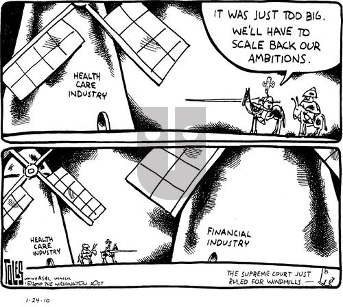 Tom Toles on Sunday January 24, 2010 Comic Strip