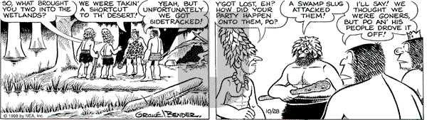 Alley Oop on Wednesday October 28, 1998 Comic Strip