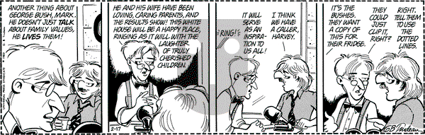 Doonesbury on Friday February 17, 1989 Comic Strip