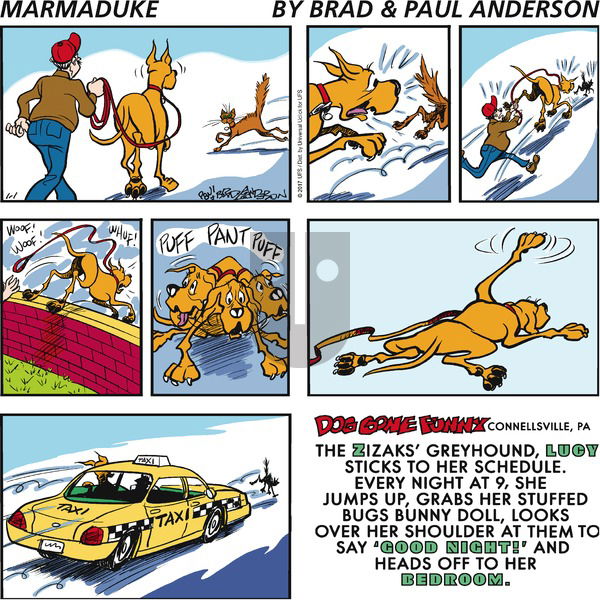 Marmaduke on Sunday January 1, 2017 Comic Strip