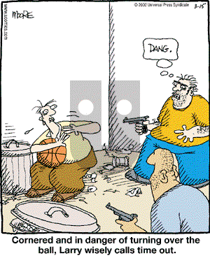 In the Bleachers - Friday March 15, 2002 Comic Strip